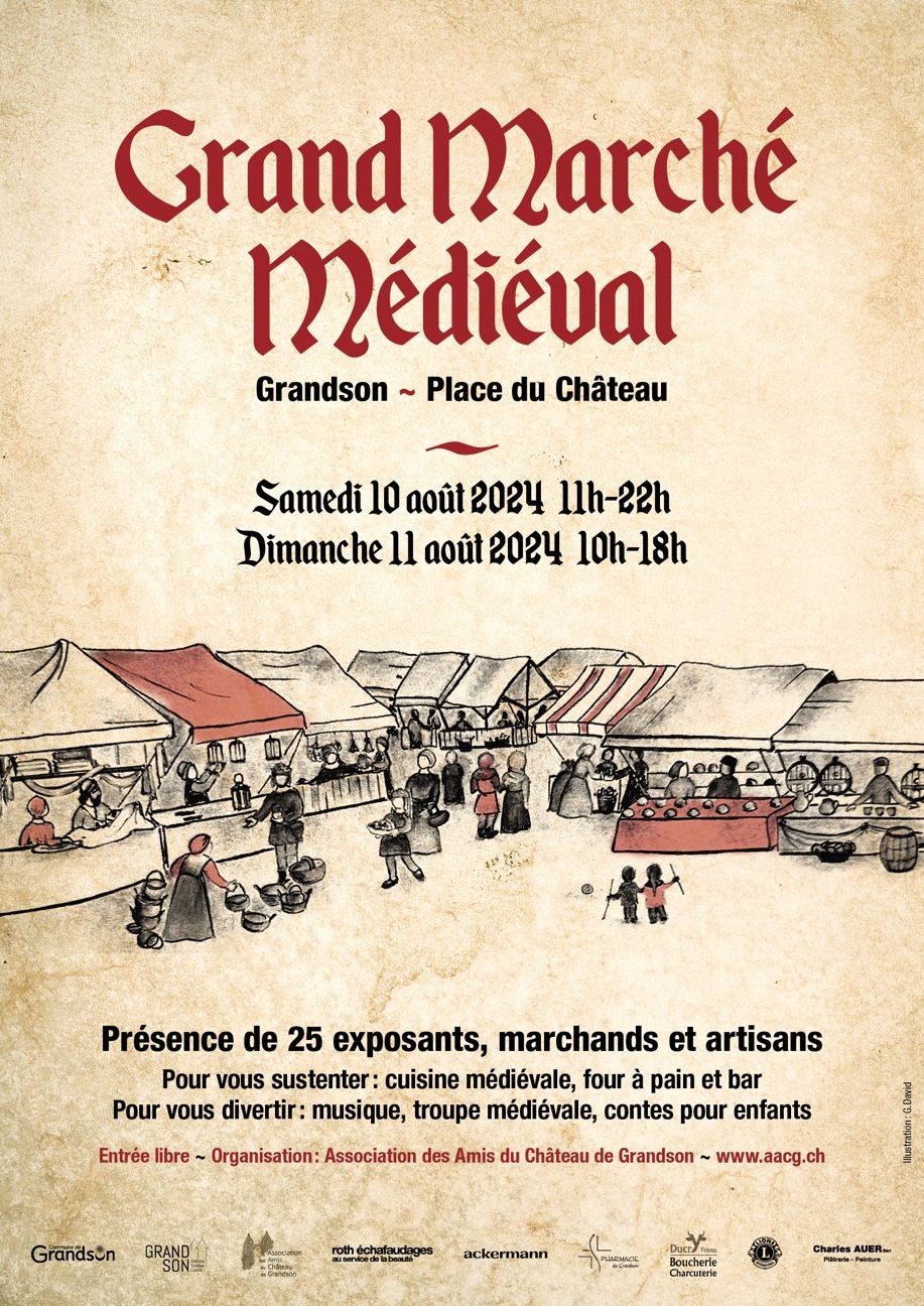 Grand Marché Médiéval au Château de Grandson